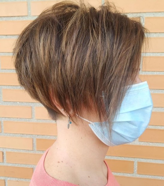 Long Textured Pixie Haircut for Fine Hair